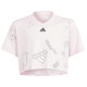 Adidas Παιδική κοντομάνικη μπλούζα Brand Love Crop Tee